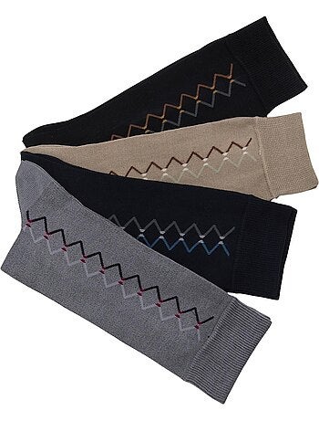 Lot de 4 paires de mi-chaussettes homme - DAXON