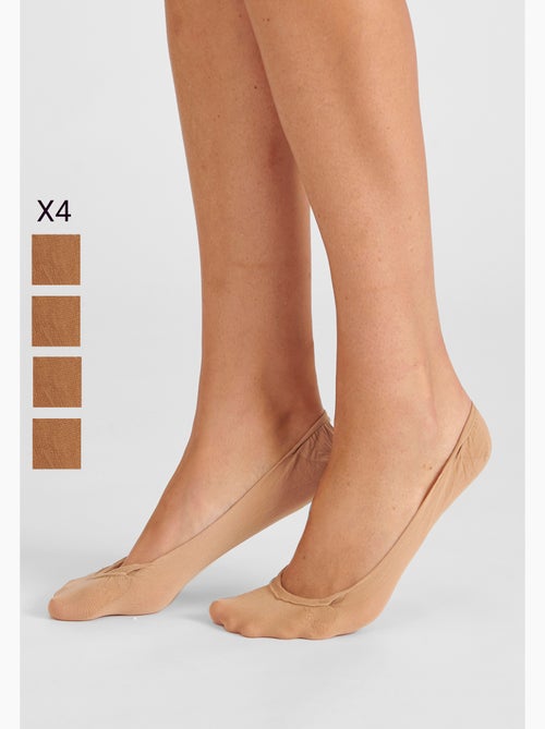 Lot de 4 paires de protège-bas ou pieds 20D - Damart - Kiabi