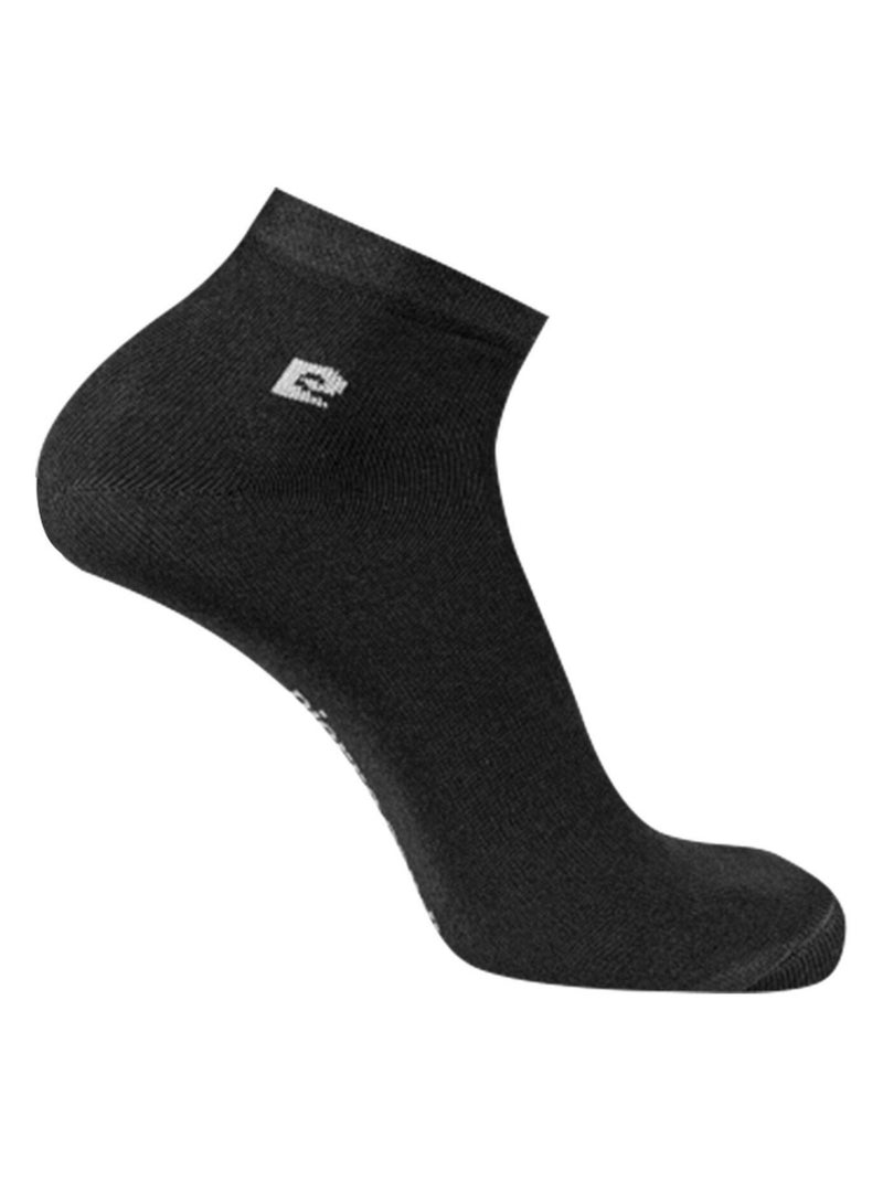 Lot de 4 Paires de Quarter unies modèle PC 400 Pierre Cardin Noir - Kiabi