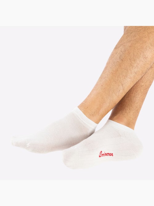Lot de 4 paires de socquettes Coton Peigné homme Eminence - Kiabi