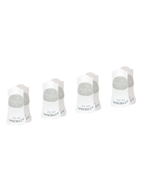 Lot de 4 paires de socquettes homme Ecopack Sport Athena - Kiabi