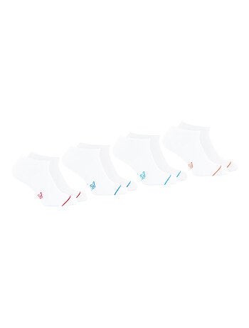 Lot de 4 paires de socquettes low cut ecopack athena