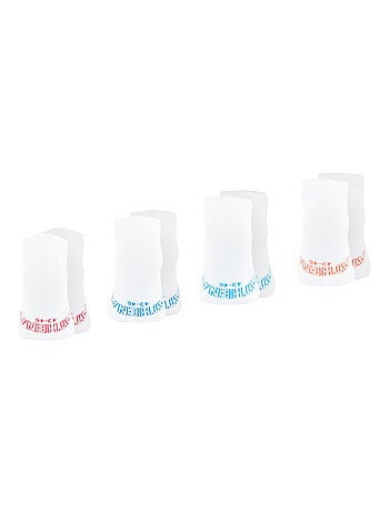 Lot de 4 paires de socquettes low cut ecopack athena