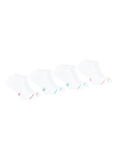 Lot de 4 paires de socquettes low cut Ecopack Athena - Kiabi