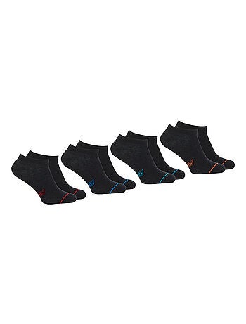 Lot de 4 paires de socquettes low cut Ecopack Athena