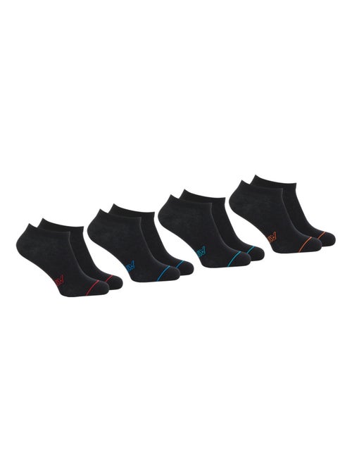 Lot de 4 paires de socquettes low cut Ecopack Athena - Kiabi