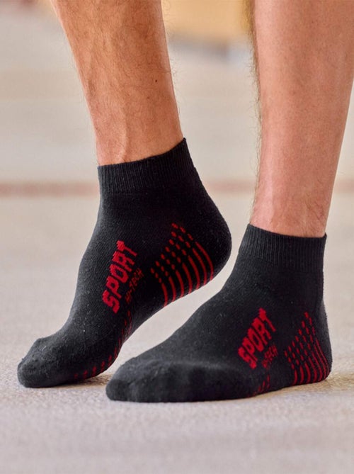 Lot de 4 Paires de Socquettes Sport   - ATLAS FOR MEN - Kiabi