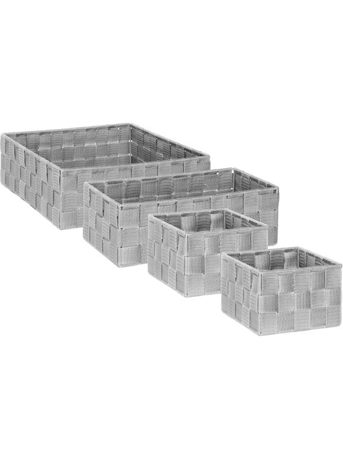 Lot de 4 paniers bisauté LISE - Kiabi