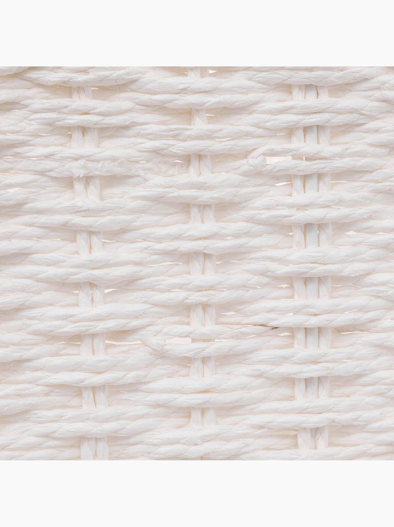 Lot de 4 paniers de rangement VANNERIE Blanc - Kiabi