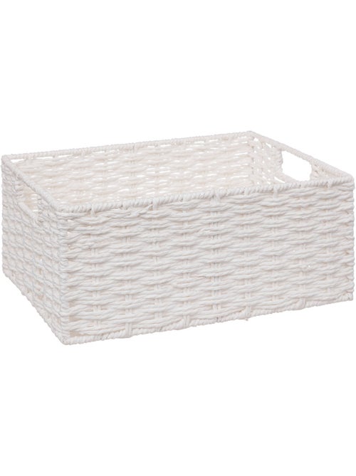 Lot de 4 paniers de rangement VANNERIE - Kiabi