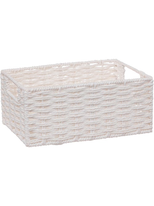 Lot de 4 paniers de rangement VANNERIE - Kiabi