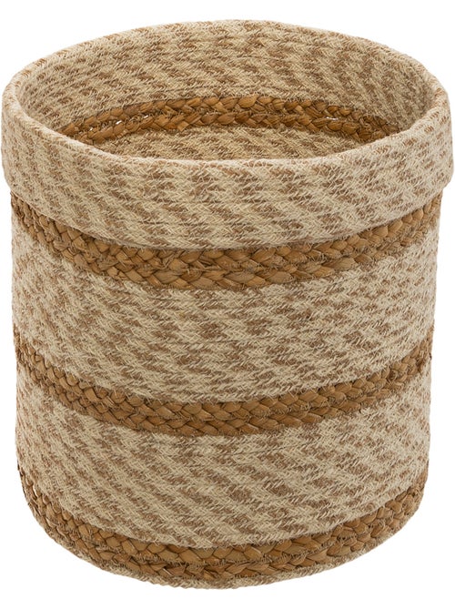 Lot de 4 paniers en jute et roseau tressé EMMETT - Kiabi Lot de 4 paniers en jute et roseau tressé EMMETT - Kiabi