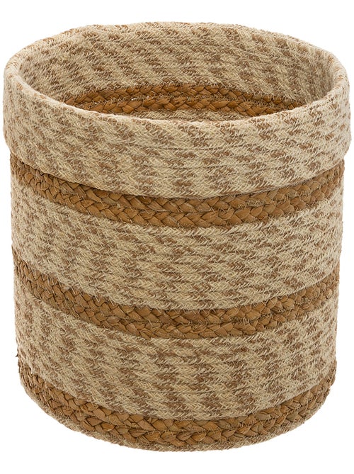 Lot de 4 paniers en jute et roseau tressé EMMETT - Kiabi Lot de 4 paniers en jute et roseau tressé EMMETT - Kiabi