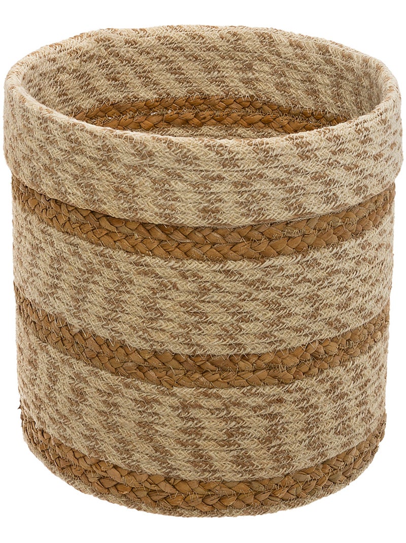 Lot de 4 paniers en jute et roseau tressé EMMETT Marron - Kiabi