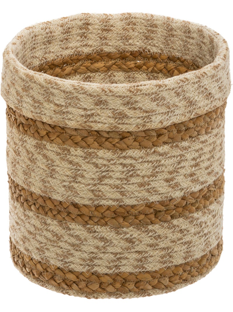 Lot de 4 paniers en jute et roseau tressé EMMETT Marron - Kiabi