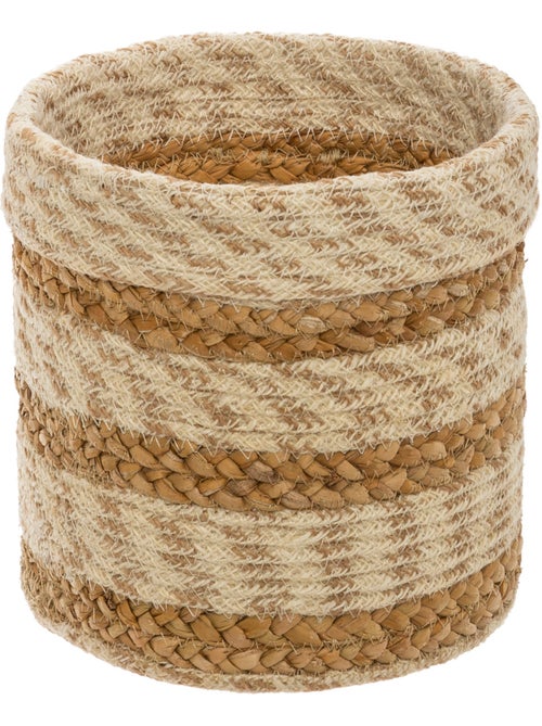 Lot de 4 paniers en jute et roseau tressé EMMETT - Kiabi Lot de 4 paniers en jute et roseau tressé EMMETT - Kiabi