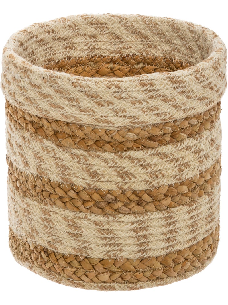 Lot de 4 paniers en jute et roseau tressé EMMETT Marron - Kiabi