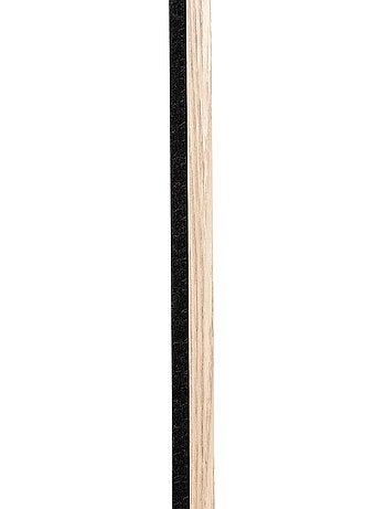 Lot de 4 panneaux décoratifs tasseaux de bois effet chêne clair COLVA