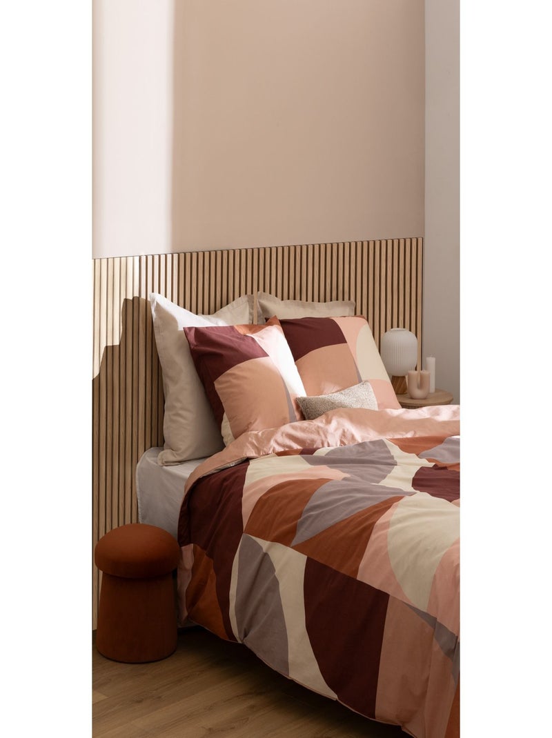 Lot de 4 panneaux décoratifs tasseaux de bois effet chêne clair COLVA Marron - Kiabi