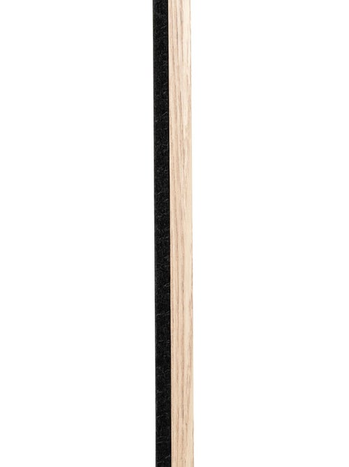 Lot de 4 panneaux décoratifs tasseaux de bois effet chêne clair COLVA - Kiabi