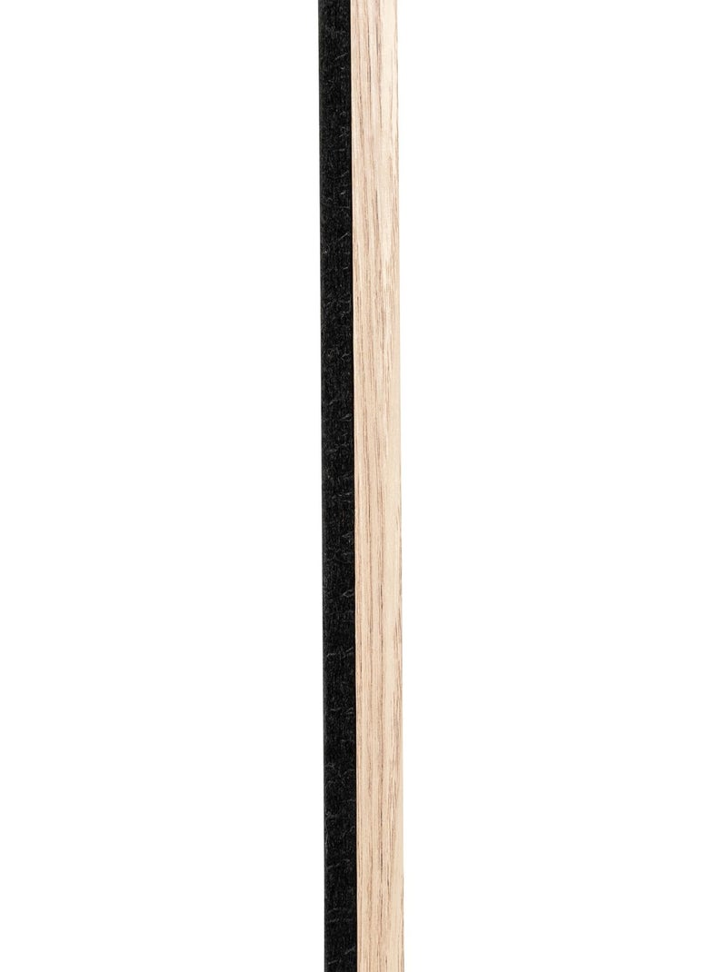 Lot de 4 panneaux décoratifs tasseaux de bois effet chêne clair COLVA Marron - Kiabi
