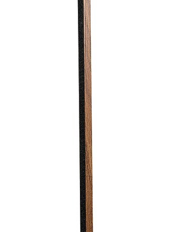 Lot de 4 panneaux décoratifs tasseaux de bois effet noyer COLVA