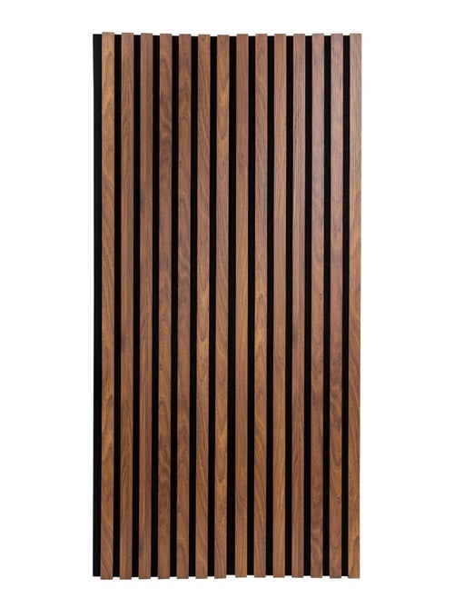 Lot de 4 panneaux décoratifs tasseaux de bois effet noyer COLVA - Kiabi Lot de 4 panneaux décoratifs tasseaux de bois effet noyer COLVA - Kiabi