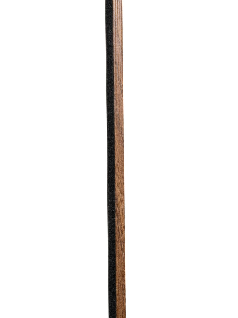 Lot de 4 panneaux décoratifs tasseaux de bois effet noyer COLVA Marron - Kiabi