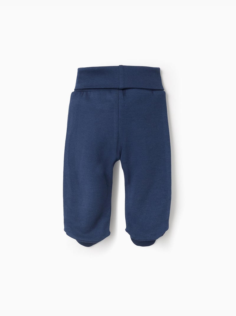 Lot de 4 Pantalons à Pieds Extra Confortables Blanc Bleu - Kiabi