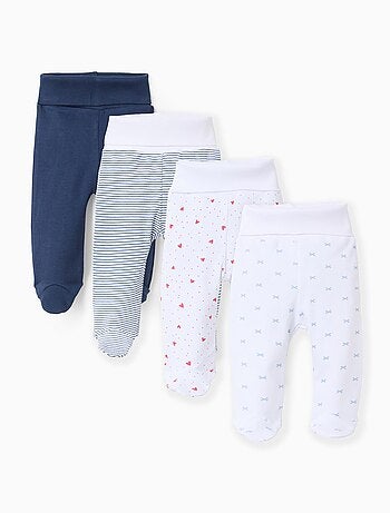 Lot de 4 Pantalons à Pieds Extra Confortables