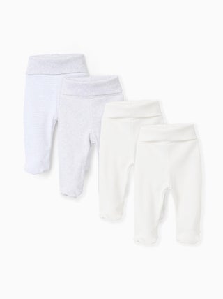 Lot de 4 Pantalons à Pieds Extra Confortables
