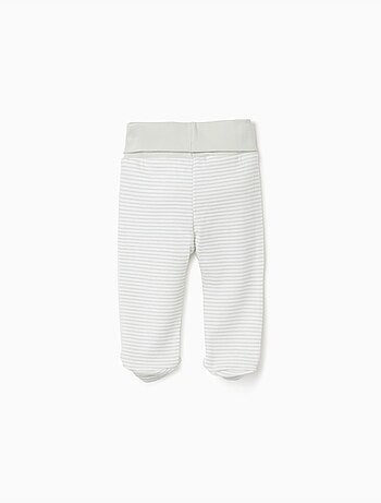 Lot de 4 pantalons de taille haute en coton