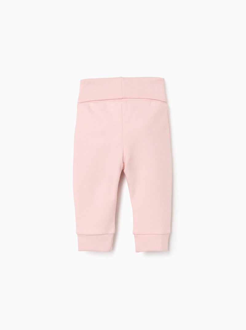 Lot de 4 pantalons en coton unis/à fleurs Blanc Jaune Blanc - Kiabi