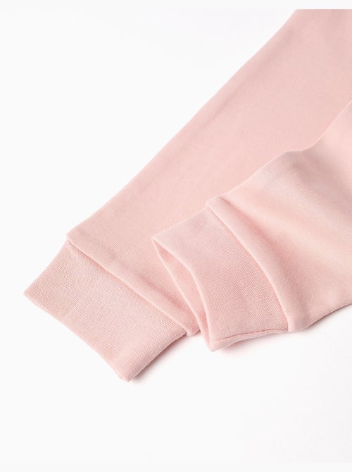 Lot de 4 pantalons en coton unis/à fleurs - Kiabi