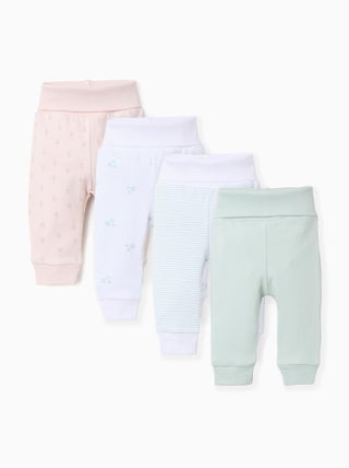 Lot de 4 Pantalons Extra Confortables 'Flowers'