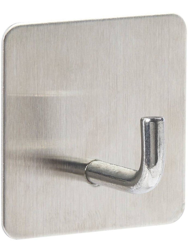 Lot de 4 patères adhésives STIKY Argent - Kiabi