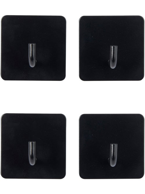 Lot de 4 patères adhésives STIKY - Kiabi