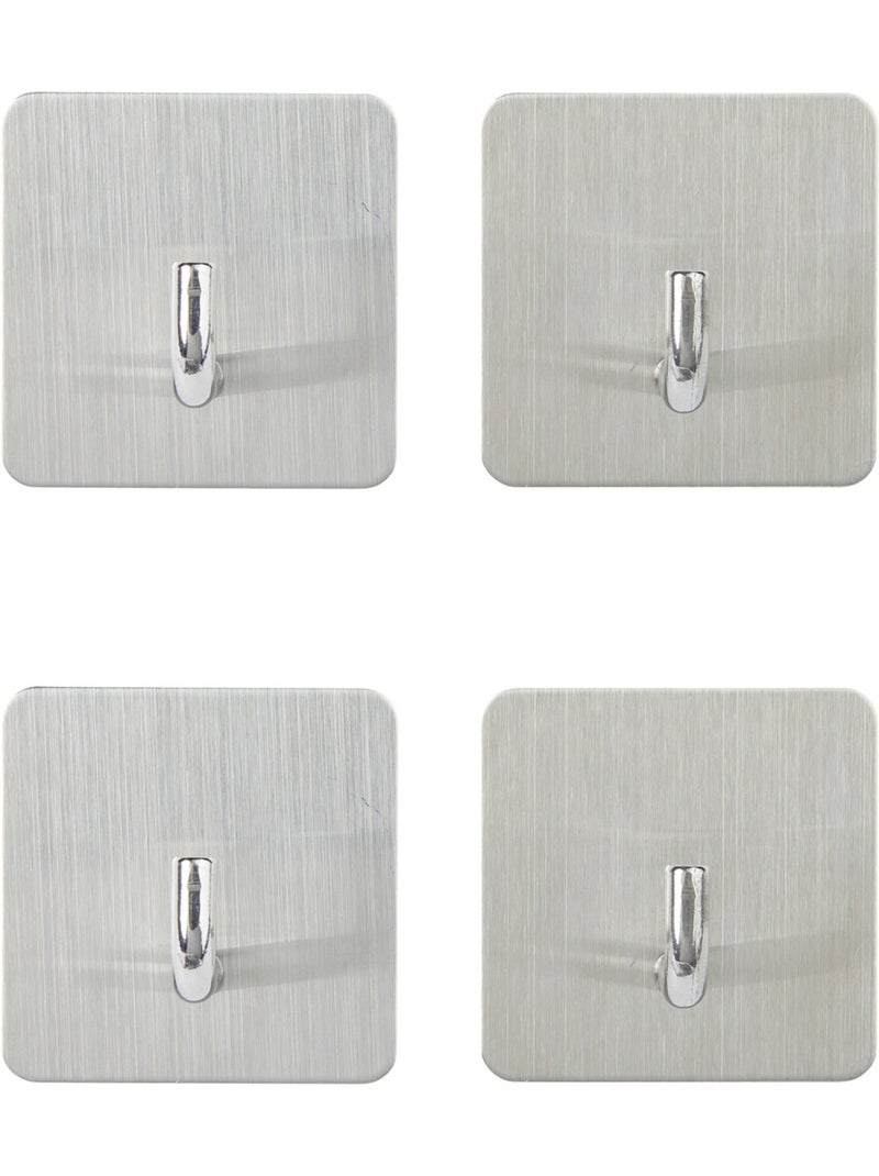 Lot de 4 patères adhésives STIKY Noir - Kiabi