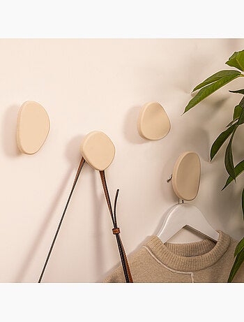 Lot de 4 patères organiques KAREN