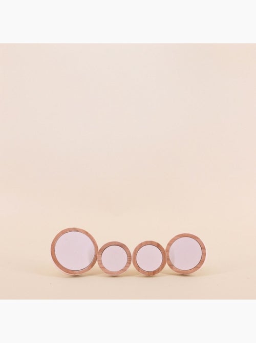 Lot de 4 patères rond - Kiabi