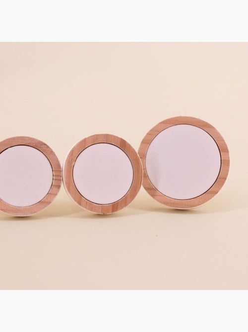 Lot de 4 patères rond - Kiabi