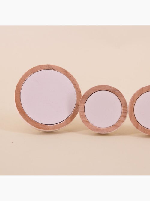 Lot de 4 patères rond - Kiabi