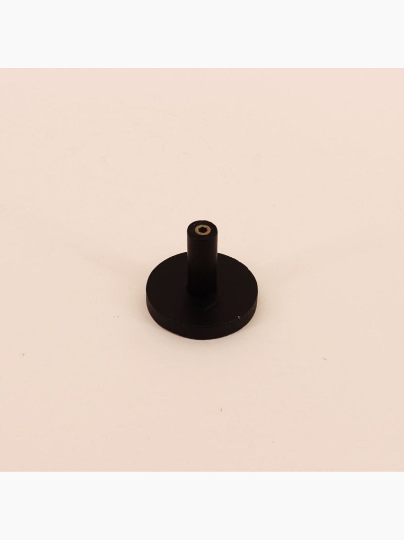 Lot de 4 patères rond Noir - Kiabi
