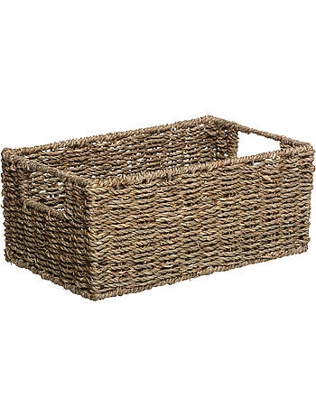 Lot de 4 petits paniers vannerie