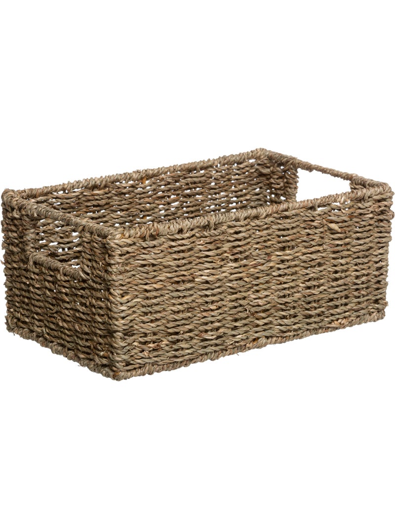 Lot de 4 petits paniers vannerie Marron - Kiabi