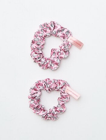 Lot de 4 pinces + 1 chouchou 'Hello Kitty'