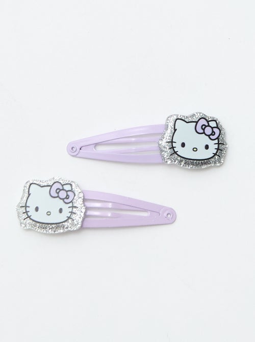 Lot de 4 pinces + 1 chouchou 'Hello Kitty' - Kiabi