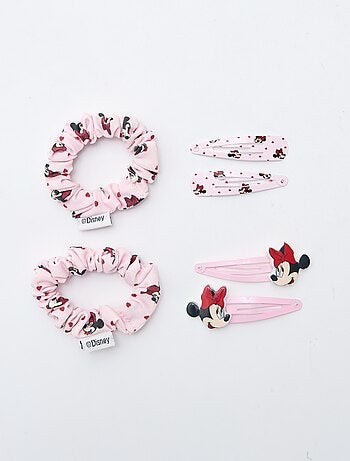 Lot de 4 pinces + 2 élastiques 'Stitch'