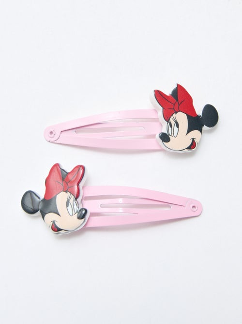 Lot de 4 pinces + 2 élastiques 'Minnie' - Kiabi