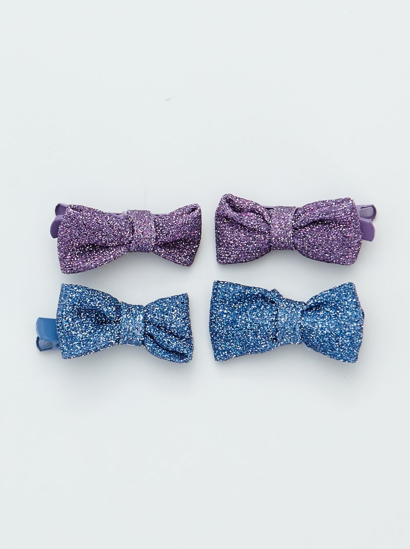 Lot de 4 pinces crocodiles multicolore - Kiabi